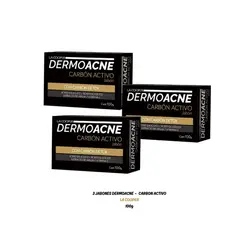 OEM - Jabón Facial Carbón Activo - DERMOACNE x3 und