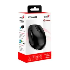GENIUS - MOUSE NX-8006S WIRELESS BLUEEYE SILENT ERGONOMICO BLACK 31030024400