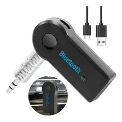GENERICO - Receptor Bluetooth Sonido USB Auto Micrófono Adaptador Multiuso