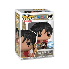 FUNKO - Pop Luffy Red Hawk (Glow) Chase Pop 1273 One Piece Exclusivo