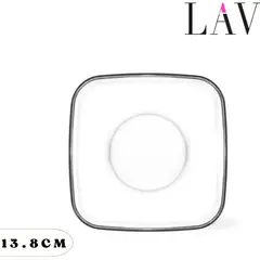 LAV - Plato Cuadrado de Vidrio Cambridge 13.8 cm (X6Unid).