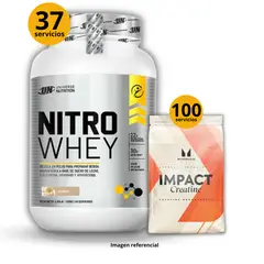 UNIVERSE NUTRITION - Proteína Nitro whey de 1kg Vainilla + Creatina Myprotein de 500gr