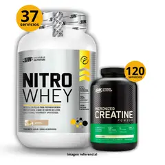 UNIVERSE NUTRITION - Proteína Nitro whey de 1kg Vainilla + Creatina Optimum Nutrition de 600gr