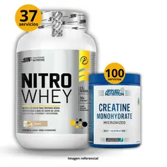 UNIVERSE NUTRITION - Proteína Nitro whey de 1kg Vainilla + Creatina Applied Nutrition de 500gr