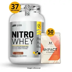 UNIVERSE NUTRITION - Proteína Nitro whey de 1kg Chocolate + Creatina Myprotein de 250gr