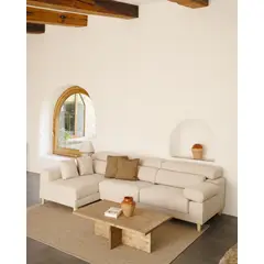 VENTITAS HOME - Sofá Seccional Lexi Marfil