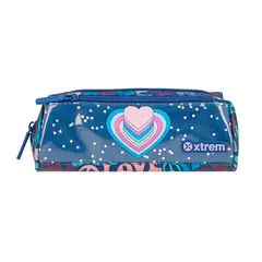 XTREM - Cartuchera de Corazones Azul Campbell 4XT