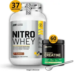 UNIVERSE NUTRITION - Proteína Nitro whey de 1kg Chocolate + Creatina Optimum Nutrition de 300gr