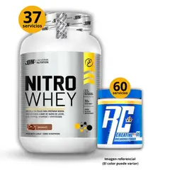 UNIVERSE NUTRITION - Proteína Nitro whey de 1kg Chocolate + Creatina Ronnie Coleman de 300gr