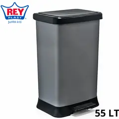 REYPLAST - Papelera de Polipropileno LEXUSS 55 LTS-REY