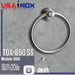 GENERICO - TOALLERO DE MANO ACERO INOXIDABLE