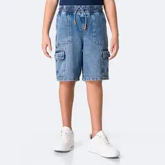 PIONIER - Bermuda Jean Denim Niño Niltonh