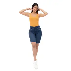 Pionier - Short Snicker Denim Stretch Mujer Farih