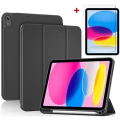 GENERICO - MICA + Funda Smart Case Para IPAD 10MA GEN 10.9 (2022) / IPAD 11VA GEN (A16)