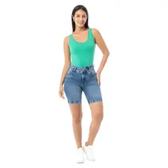 Pionier - Short Snicker Denim Stretch Mujer Imarah