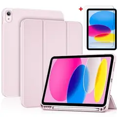 GENERICO - MICA + Funda Smart Case Para IPAD 10MA GEN 10.9 (2022) / IPAD 11VA GEN (A16)