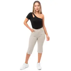 SQUEEZE - Cropped Snicker Drill Stretch Yirah Mujer