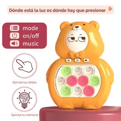 GENERICO - Consola de juego sensorial Pop It de 7 modos - Naranja