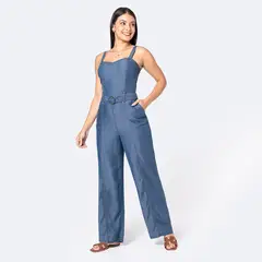 PIONIER - Enterizo Jean Denim Mujer Kyrali