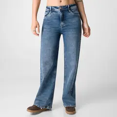 SQUEEZE - Pantalón Jean Denim Stretch Mujer Stacia Comfort
