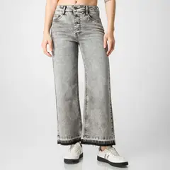 SQUEEZE - Pantalón Jean Culotte Denim Stretch Mujer Ahilenn