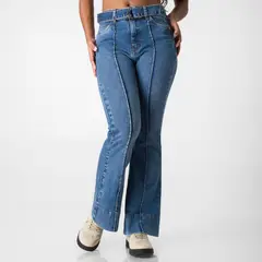 SQUEEZE - Pantalón Jean Denim Stretch Mujer Anaila