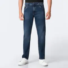 PIONIER - Pantalón Jean Semi Pitillo Denim Stretch Hombre Saik