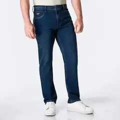 PIONIER - Pantalón Jean Semi Pitillo Denim Stretch Hombre Freddhy