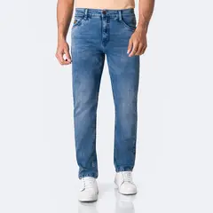 PIONIER - Pantalón Jean Semi Pitillo Denim Stretch Hombre Steik