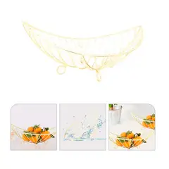 GENERICO - Plato De Fruta De Hierro Con Línea Metálica