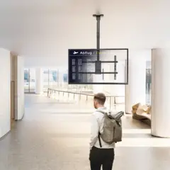 SOPORTEX - RACK DE TECHO PARA TV 43 a 86 PULGADAS – SOPORTE AJUSTABLE UNIVERSAL