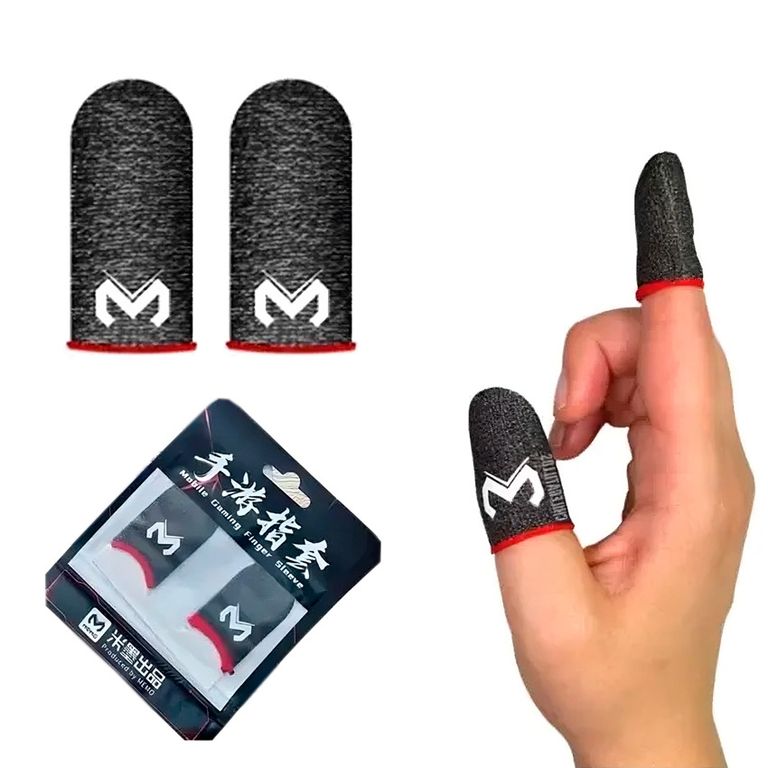 Dedales Gamer Tejido Antiestático Transpirable 4 Pares