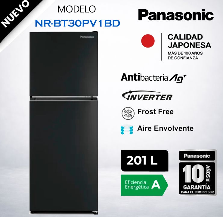 Refrigeradora 201 Lt Top Freezer No Frost - NR-BT30PV1BD