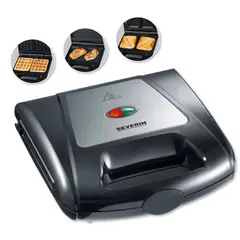 SEVERIN - Sandwichera Waflera 3 en 1 - SA 2968