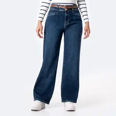 PIONIER - Pantalón Jean Denim Stretch Mujer Leann