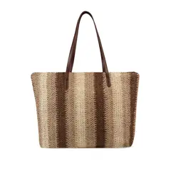 IMPULS - Bolso Paja Mujer Capuccino Naia13