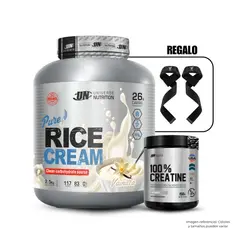 UNIVERSE NUTRITION - Crema de Arroz 2.5 kg Vainilla+Creatina UN 150gr+Straps