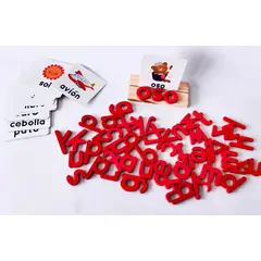 GENERICO - JUGUETE DIDÁCTICO MADERA SOPA DE LETRAS