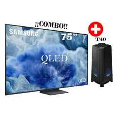 SAMSUNG - Televisor Smart TV 75 QLED Q8F Vision AI 2025+ PARLANTE T40