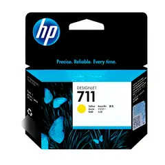HP - Cartucho de Tinta 711 Amarillo Original CZ132A