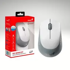 GENIUS - MOUSE NX-8000S BT DUAL WIRELESSBT BLUEEYE SILENT ERGONOMICO WHITEGREY 31030034400