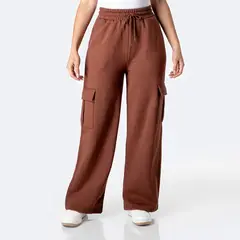 PIONIER - Pantalón Palazo Franela Mujer Doriel F