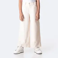 PIONIER - Pantalón Culotte Drill Niña Florhh