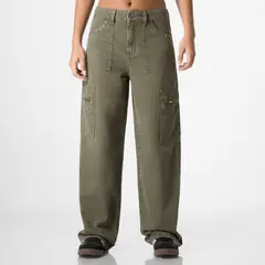 SQUEEZE - Pantalón Drill Mujer Arika