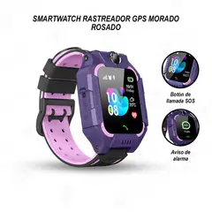 SASARU - Smartwatch Infantil con Rastreador Gps Lila Morado