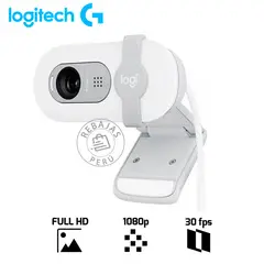 LOGITECH - Logitech Brio 100 Cámara Web Full HD 1080p30 USB‑A con Obturador Privacidad