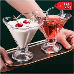 INSPIRA - Set x6 Copas de Postres Helados Bebidas