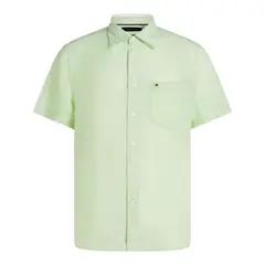 TOMMY HILFIGER - CAMISA PIGMENT DYE LINEN SLD S/S SHIR