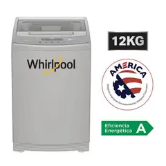 WHIRLPOOL - Lavadora Carga Superior 12 Kg WWI12ASGLA Gris
