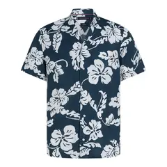 TOMMY HILFIGER - CAMISA PIGMENT DYE LINEN PRT SHIRT TH